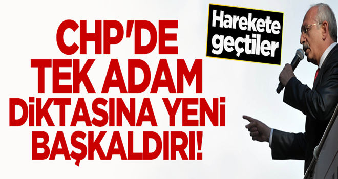 Chp’de tek adama yeni başkaldırı