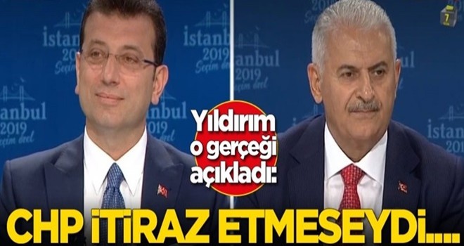 Binali Yıldırım ilk kez açıkladı: CHP itiraz etmeseydi...