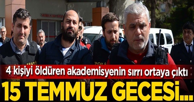 Eskişehir saldırganı 15 Temmuz’da bilgisayarına format atmış .