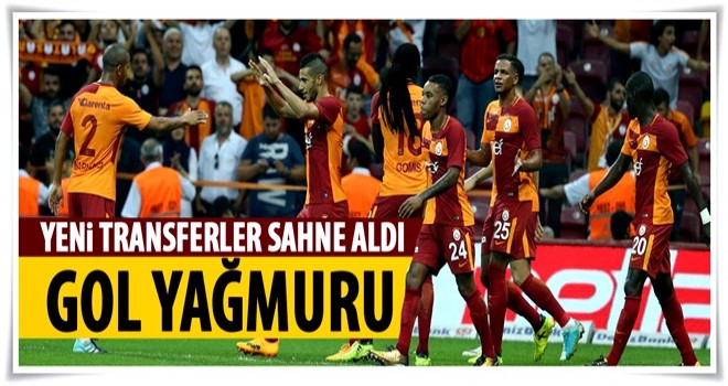 Galatasaray'dan gol yağmuru
