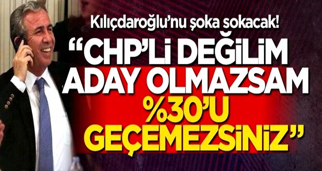 CHP'nin Ankara adaylığı için ismi geçiyordu... Yavaş: CHP'li değilim!