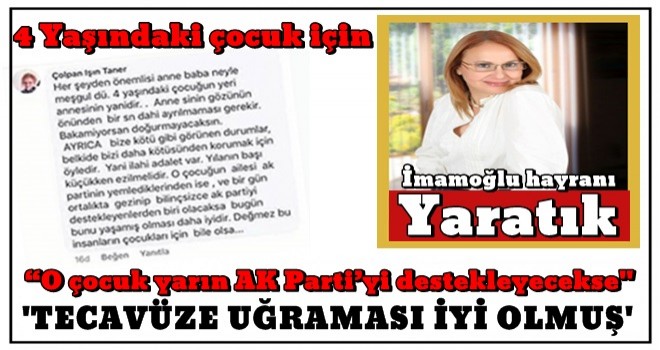 4 yaÅÄ±ndaki Ã§ocuÄa tacizi bÃ¶yle savundu... CHPâli Ã§Ä±kÄ±nca sessizliÄe bÃ¼rÃ¼ndÃ¼ler!