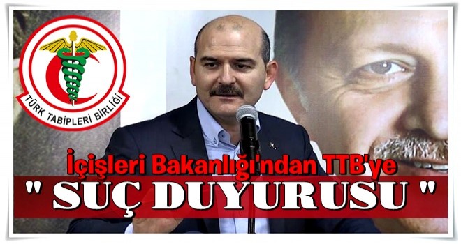 İçişleri Bakanlığı'ndan flaş hamle! Türk Tabipler Birliği'nin...