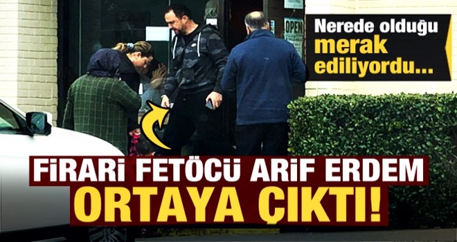 Firari FETÖ’cü Arif Erdem Virginia’da ortaya çıktı