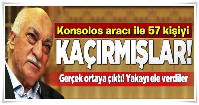 Konsolosluk aracıyla hainleri kaçırmışlar .