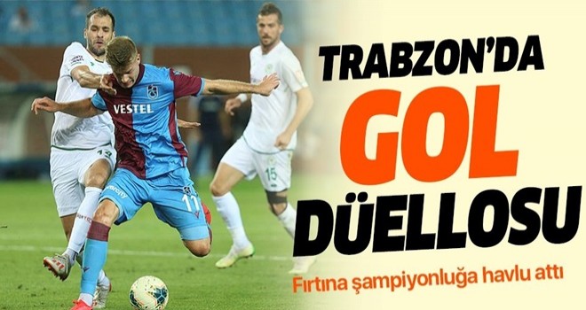 Trabzon'da gol düellosu! Trabzonspor 3 - 4 Konyaspor