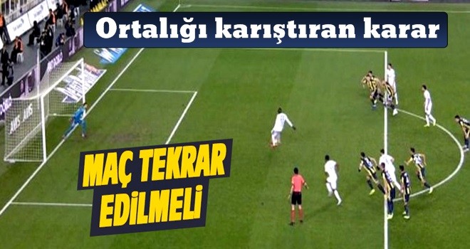 Kadıköy'deki maçta kural hatası iddiası