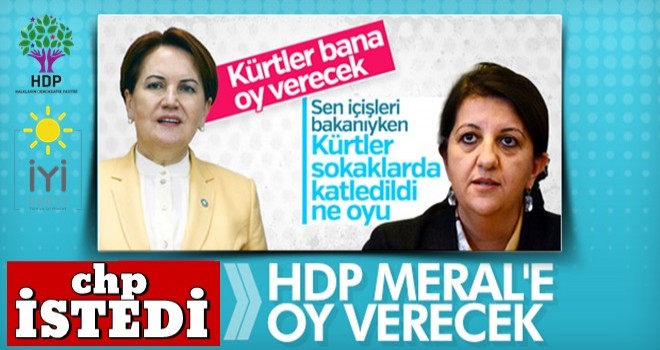 HDP, İYİ Parti ile CHP ittifakını destekleyecek