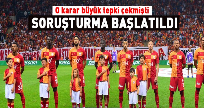 Galatasaray-Sivasspor maçında yaşanan skandal için soruşturma