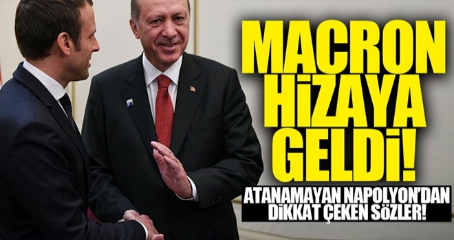 Macron'dan dikkat çeken Türkiye açıklaması!