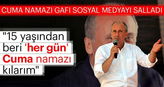 muarrem'in Cuma namazı gafı sosyal medyayı salladı!