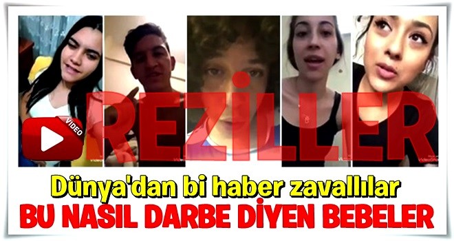 Darbeyi beğenmeyen darbe sevici bebeler..