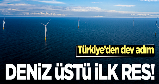 Deniz üstü ilk RES için düğmeye basıldı