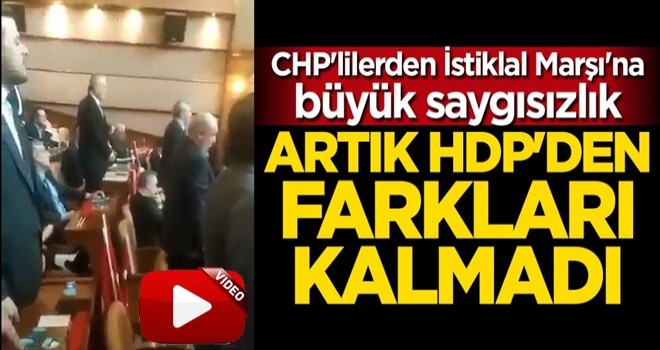 İBB Meclisi'nde skandal görüntüler! CHP'liler İstiklal Marşı'nda ayağa bile kalkmadılar