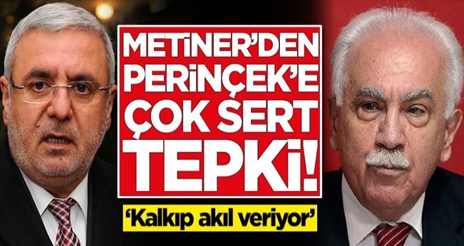 Mehmet Metiner'den Doğu Perinçek'e çok sert tepki!