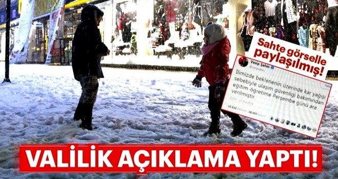 Ankara Valiliği uyarıda bulundu! Ankara'da okullar tatil mi?