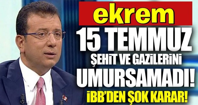 ibb'li malum ''ZAT''ın 15 Temmuz umursamazlığı!