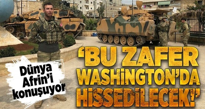 Dünya Afrin'i konuşuyor .