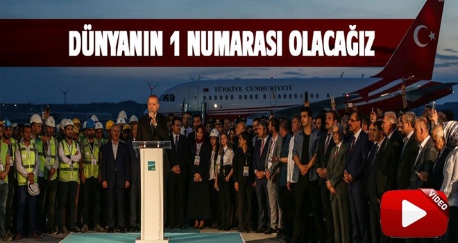 Cumhurbaşkanı Erdoğan'dan 3.Havalimanında ilk açıklama