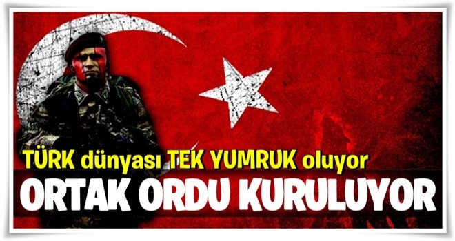 Türk dünyası ortak ordusunu kuruyor