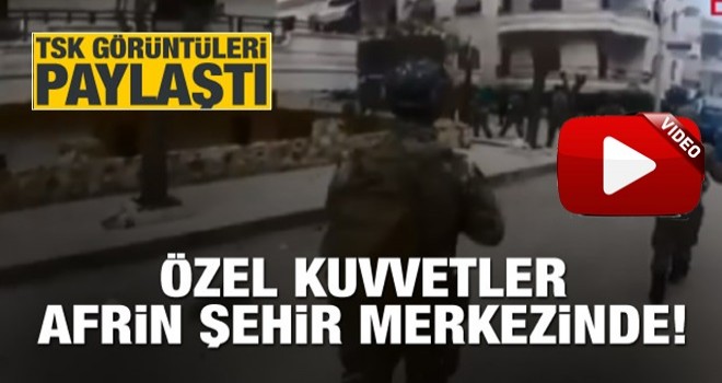 TSK Afrin'den görüntü paylaştı!