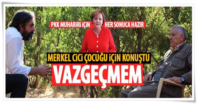 Merkel: Deniz Yücel'den vazgeçmem