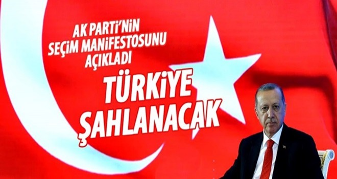 Cumhurbaşkanı Erdoğan seçim manifestosunu açıklıyor