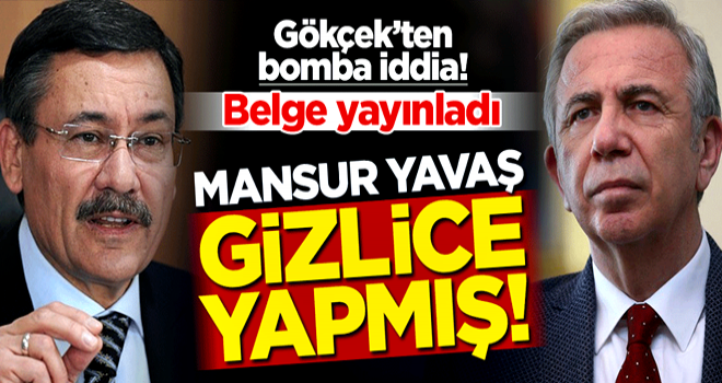 Melih Gökçek listesini paylaştı... Mansur Yavaş'tan gizli zam!