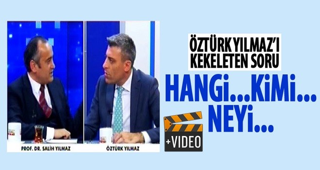 Öztürk Yılmaz'ın zor anları