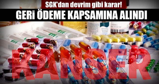 SGK'dan devrim gibi karar! SGK 5 kanser ilacını ödeme kapsamına aldı