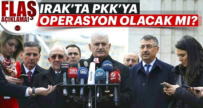 Başbakan Binali Yıldırım açıkladı: Irak'ta PKK'ya operasyon olacak mı?