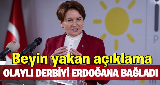 Olaylı derbi tatil edildi! Akşener hükümeti suçladı