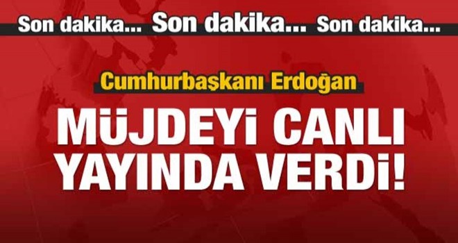 Cumhurbaşkanı Erdoğan konuşuyor...