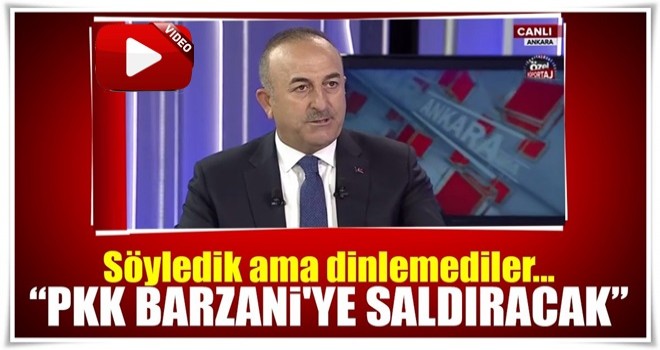 Bakan Mevlüt Çavuşoğlu'ndan son dakika Kuzey Irak açıklaması!