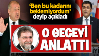 Ahmet Hakan, Ümit Özdağ'ın gündemi sarsan açıklamalarının arka planını açıkladı