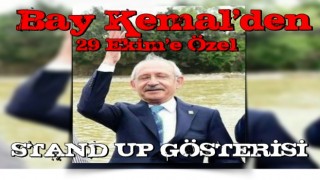 Cumhurbaşkanı adayı olamayan Kılıçdaroğlu'ndan 'stand up' gösterisi