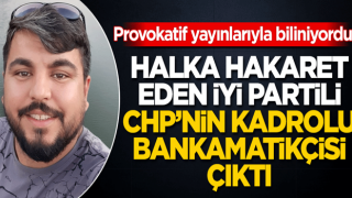 Halka hakaret ederek ünlenen İYİ Partili Arif Kocabıyık CHP'nin bankamatikçisi çıktı