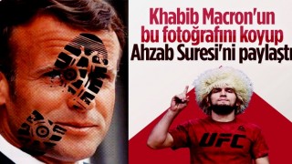 Khabib Nurmagomedov'dan Macron paylaşımı