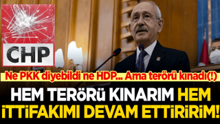 Kılıçdaroğlu'ndan içinde PKK-HDP adı geçmeyen terör kınaması!