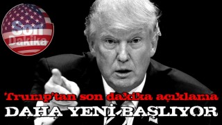 ABD seçimleri ile ilgili Trump'tan son dakika açıklama: " Daha yeni başlıyor"