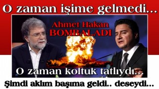 Ahmet Hakan Ali Babacan’ı bombaladı! ‘Eğer bunları deseydi…’