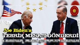 Başkan Erdoğan, ABD'de başkanlık seçimini kazanan Joe Biden'a tebrik mesajı gönderdi