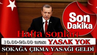 Başkan Erdoğan alınan yeni tedbirleri açıkladı: Haftasonu o saatler arasında sokağa çıkma yasağı geldi .