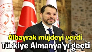 Berat Albayrak müjdeyi verdi! Türkiye Almanya'yı geçti!