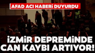 İzmir depreminde can kaybı 107'ye yükseldi