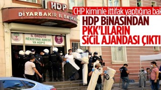 HDP binasında gizli bölmede PKK ajandası! Kaçırdığı çocukların bilgileri var.