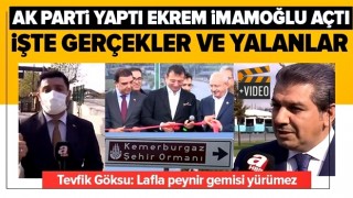 İşte Kemerburgaz gerçeği! AK Parti yaptı Ekrem İmamoğlu açtı