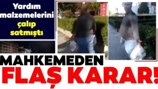 İzmir'de depremzedelerin malzemelerini alıp büfede satıyordu! Tutuklandı!