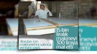 Marangoz ustası, 15 bin liralık makineyi 300 liraya mal etti