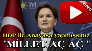 Meral Akşener'den HDP ile anayasa yapıldı mı sorusuna garip cevap..